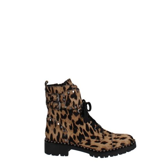 4️⃣3️⃣ Sam Edelman Jennifer Calf Hair Lace Up Combat Boot - Picture 2 of 6